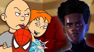 Clic Caillou And Rosie Misbehave At Spider-Man Across The Spider-Versegrounded