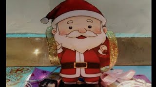 How to make santa chocolate holder | Easy christmas craft | Crafts n Creations | Santa Claus craft.