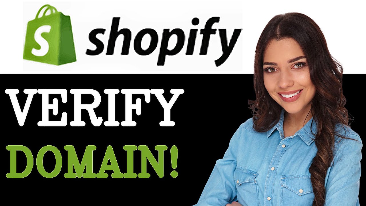 How To Verify Domain Shopify Tutorial (2025) - YouTube