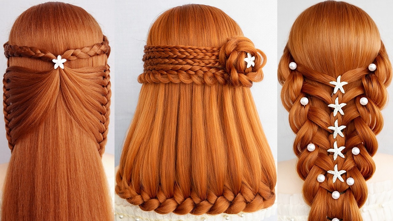 Easy Different Type Of Hairstyles - Beautiful Hairstyle For Party & Wedding | Hair Design Simple