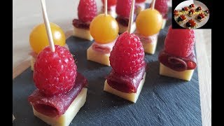 #2 Brochettes apéritives (Facile et Rapide) - APERITIF DINTAOIRE - LA BOITE A RECETTES