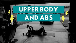 HOME WORKOUT | UPPER BODY & ABS by Birdie Venture 120 views 3 years ago 3 minutes, 56 seconds