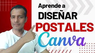 🛣🟥🟡Learn How to Design Postcards in Canva