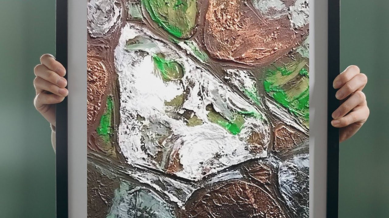 Mastering TEXTURED Art / Stunning ABSTRACT ACRYLIC Painting / Step by ...