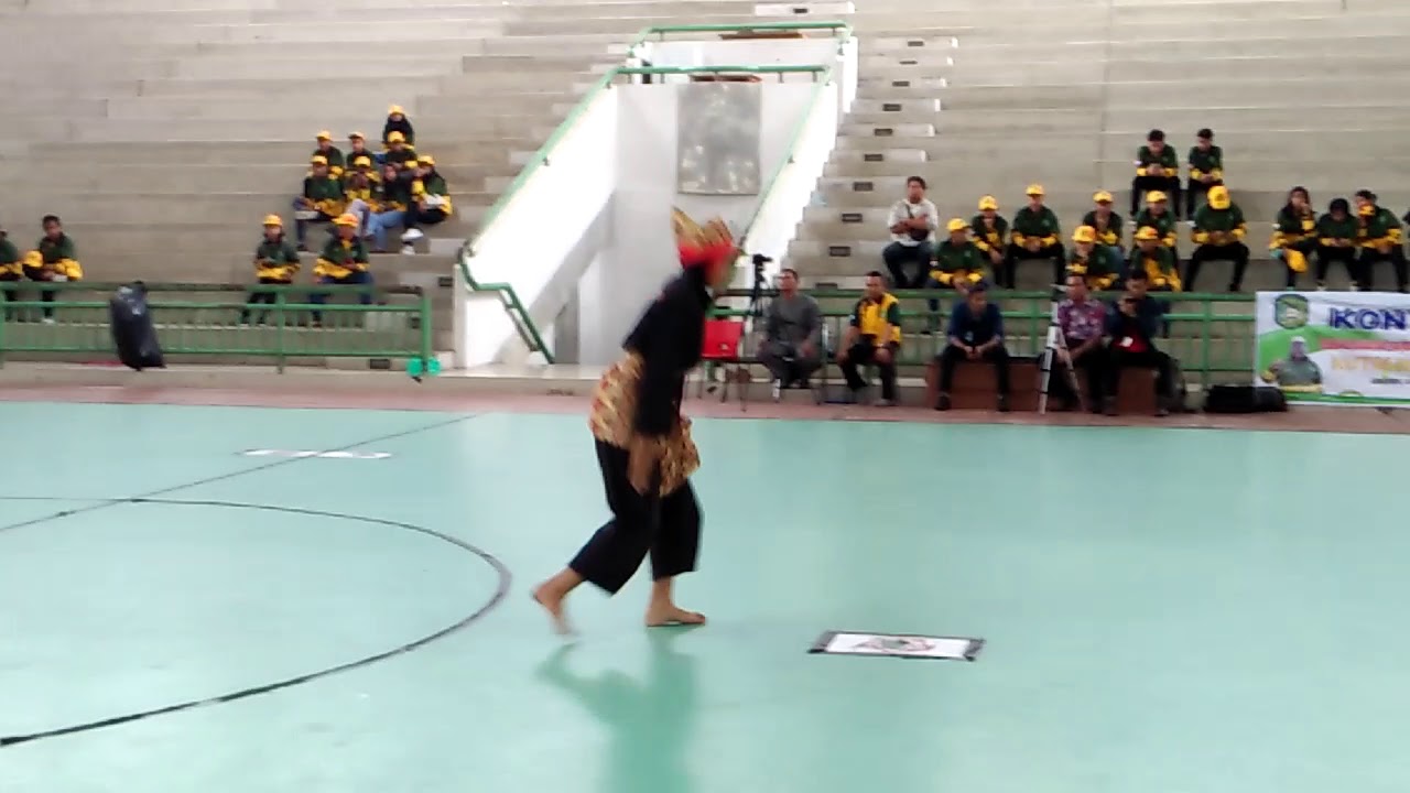 Panampilan salah satu Atlet Pencak silat yang ikut POPROV 