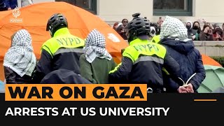 Over 100 pro-Palestine protesters arrested at US university | #AJshorts