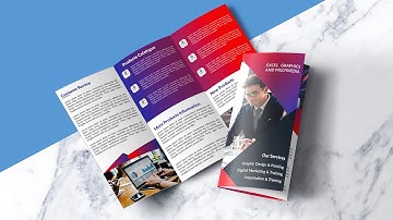 Amazing Trifold Brochure Design Tutorial in CorelDRAW (Part 1)