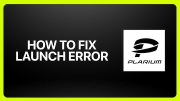 How To Fix Launch Error On Plarium Play 2025! Tutorial