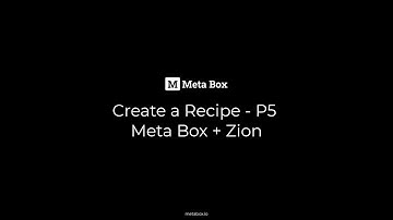 Create a Recipe - P5 - Meta Box and Zion | Meta Box Tutorial