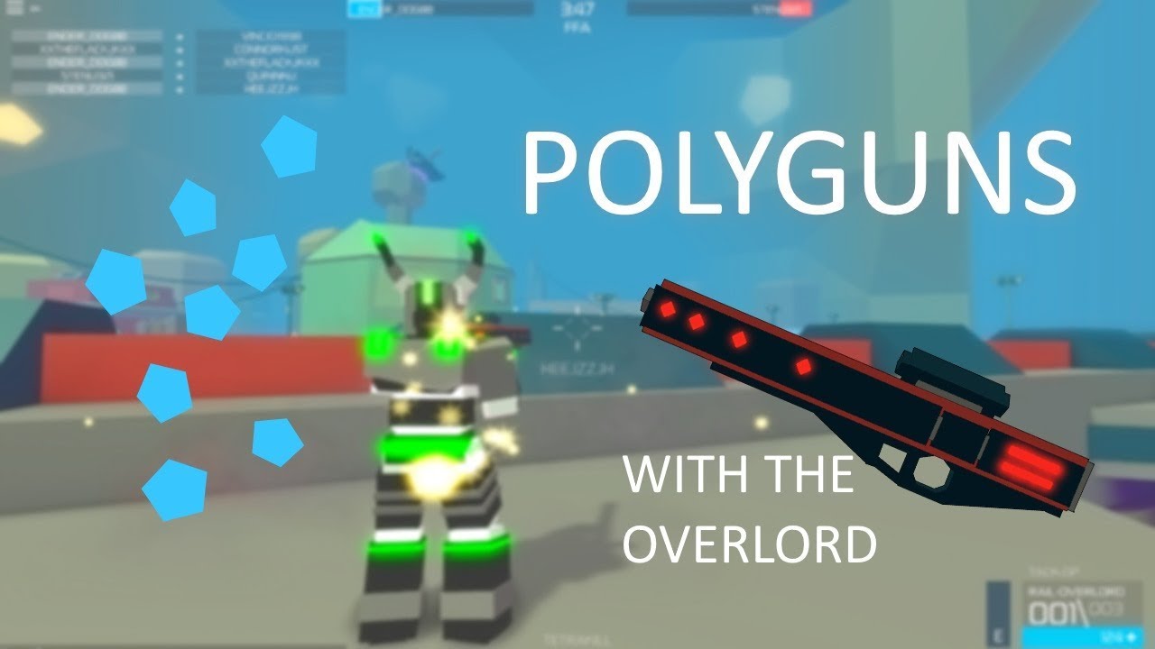 Polyguns The Rail Overlord Youtube - getting the robopunk armor roblox polyguns 4 youtube