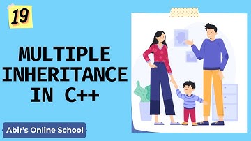 Online School - | Multiple Inheritance with Real Life Example in c++ | Lecture-19 | Bangla Tutorial|