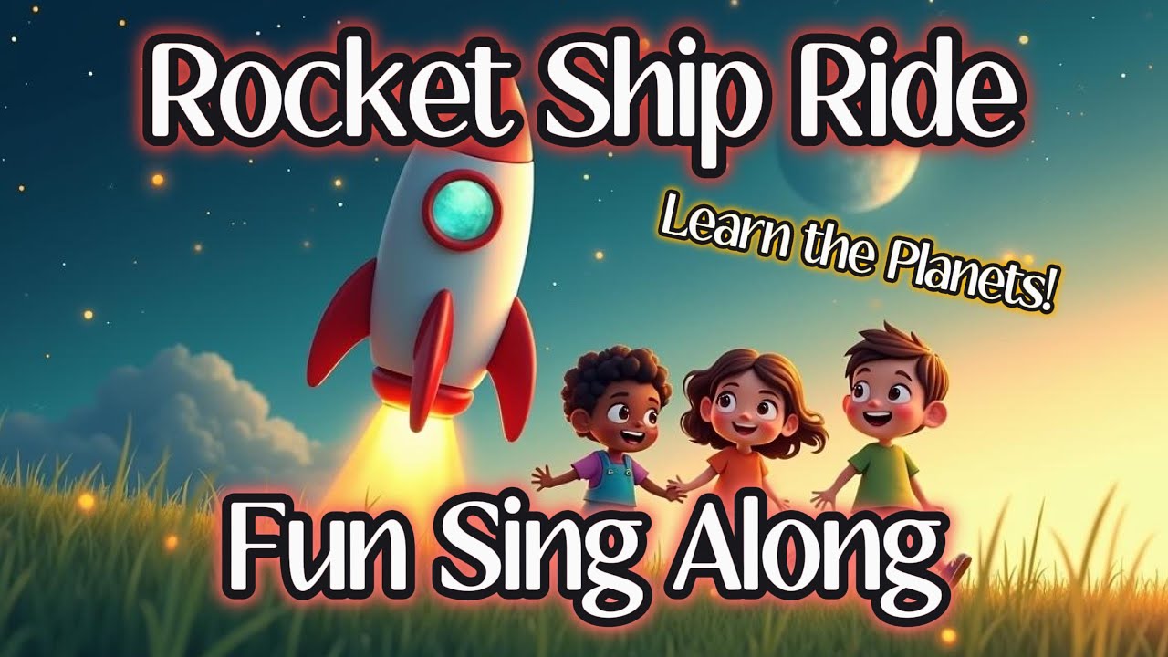 Rocket Ship Ride | Fun Song for Kids - Learn the Planets Space Sing Along
