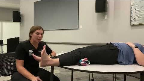 MMT ankle dorsiflexion