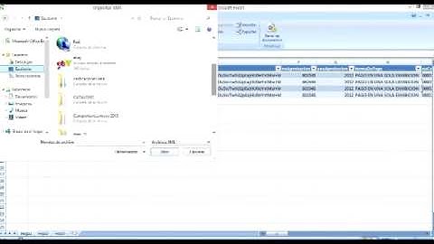 Importar XML a Excel