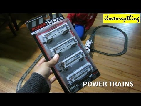 Toy Trains for Kids: Unboxing Power Trains Play Set