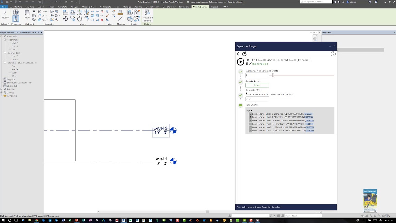 New Levels and Plans using Dynamo - YouTube
