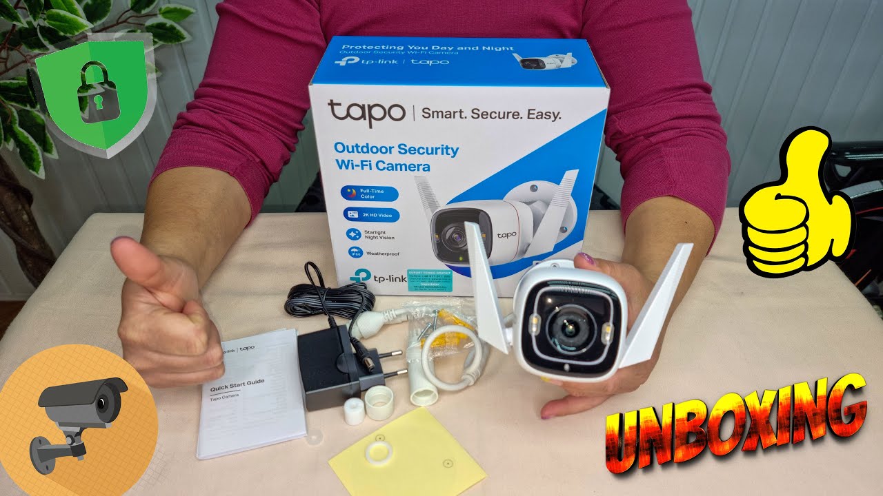 TP-Link Tapo C320WS Outdoor Security Wi-Fi Camera 2K QHD Unboxing & Test 