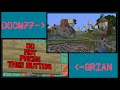 Both perspectives of docm77s ghast prank on grian synced side by side