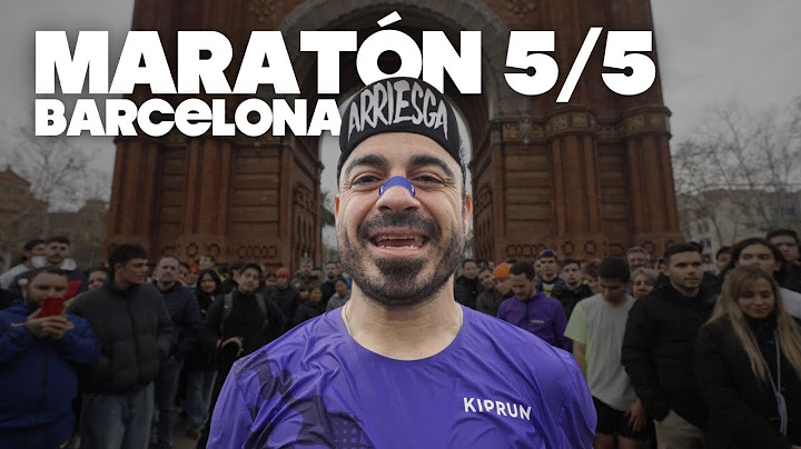 MARATÓN 5 DE 5 BARCELONA | Valentí Sanjuan