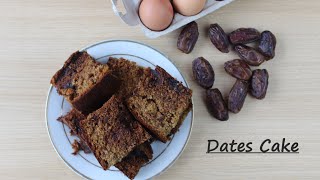 How to make dates cake /home made easy dates cake recipe