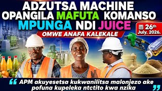 HE UNVEILS MACHINES FOR PRODUCING OIL, RICE, AND JUICE #breakingnews #trendingnow