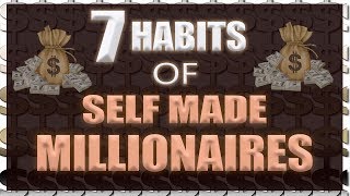 7 DAILY HABITS OF SELF MADE MILLIONAIRES (HINDI)