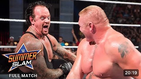 FULL MATCH - Brock Lesnar vs. The Undertaker: SummerSlam 2015