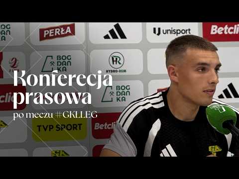 Konferencja prasowa po meczu Górnik Łęczna - Legia II Warszawa