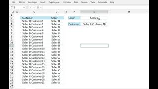 Excel:  Dependent DropDown List