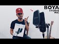 BOYA Studio Condenser Microphone To Record Vocals, instruments - Unboxing, Review & Sound Test