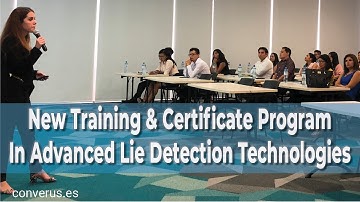 New Training and Certificate Program in Advanced Lie Detection Technologies