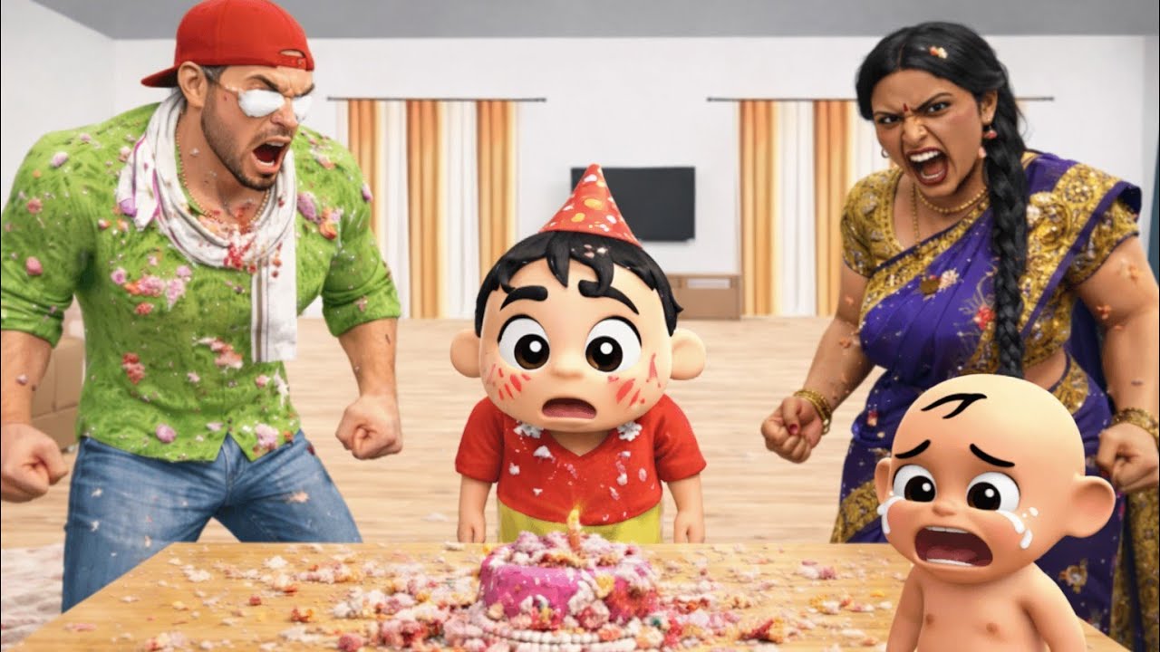 AAJ TO 🤩 SHIN-CHAIN KA BIRTHDAY HAI 🥳 LEKIN CHHOTU NE YE KYA KIYA 😱ll 😨 INDIAN THEFT AUTO 💥 SHINCHEN