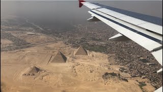 Landing approach OS 863 Vienna - Cairo May 15, 2023