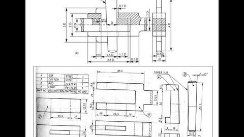 Auto CAD || 3D MODELING || EXAMPLE 3 || GIB AND COTTER JOINT