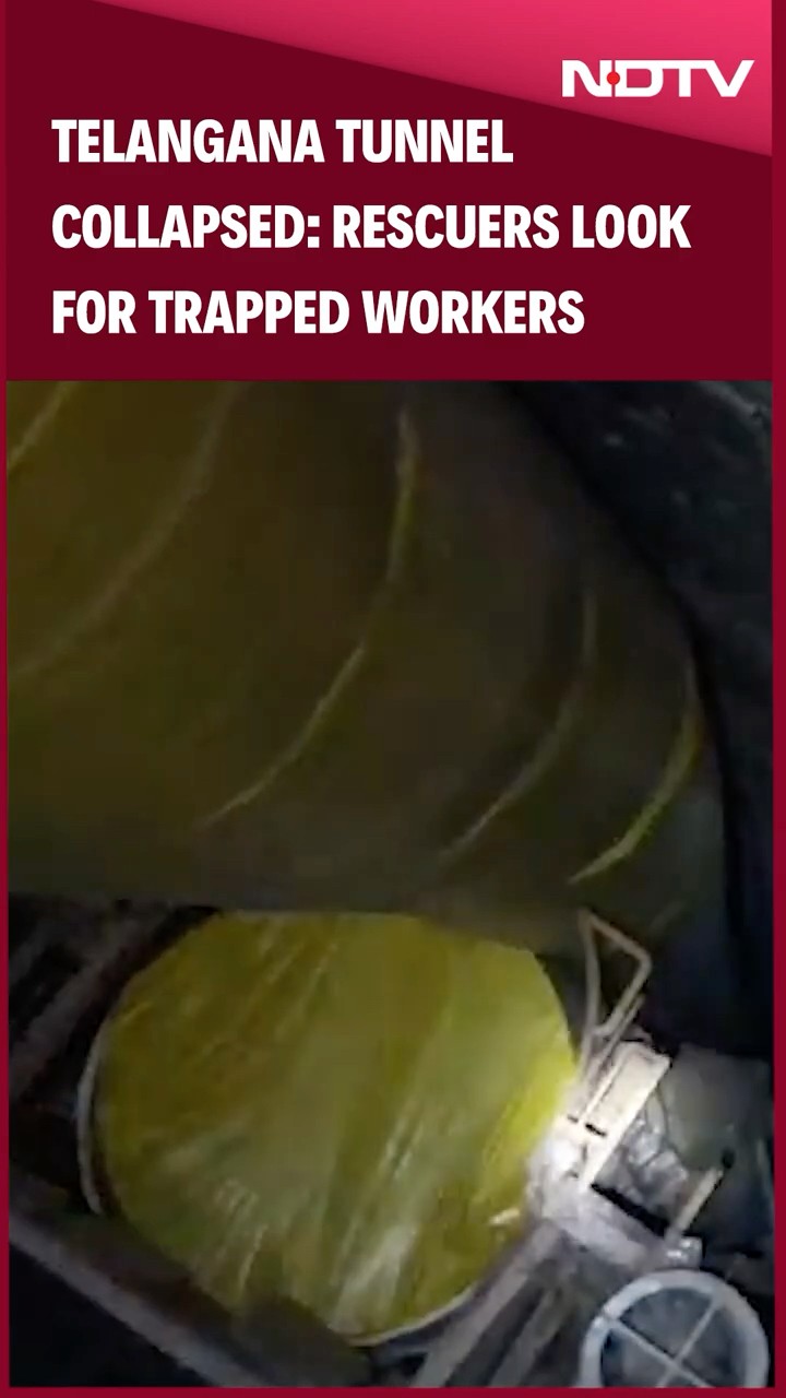 Telangana News | Exclusive: Inside Collapsed Tunnel, Rescuers Look For Trapped Workers