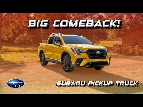 Subaru Is Returning to the Pickup Truck Market - But It’s NOT the BRAT