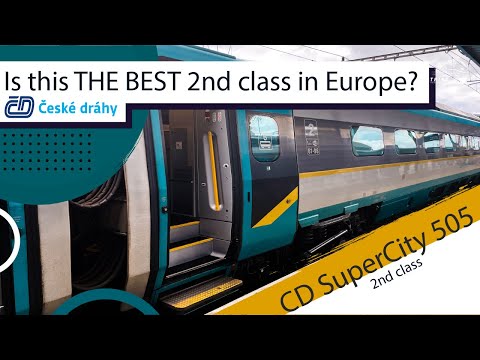 Pendolino CD - SuperCity - Prague to Olomouc - Trip Report