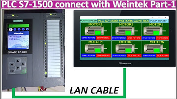 PLC S7-1500 simulation with Weintek HMI Part-1