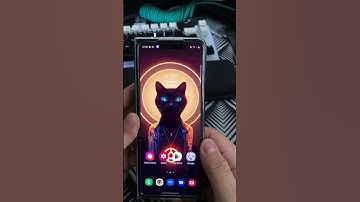 Review Dynamic Island on Z Fold 4 #shorts