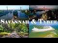 Weekend adventure in savannah  tybee island georgia cinematic film 4k