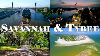 Weekend Adventure in Savannah & Tybee Island, Georgia Cinematic Film 4K