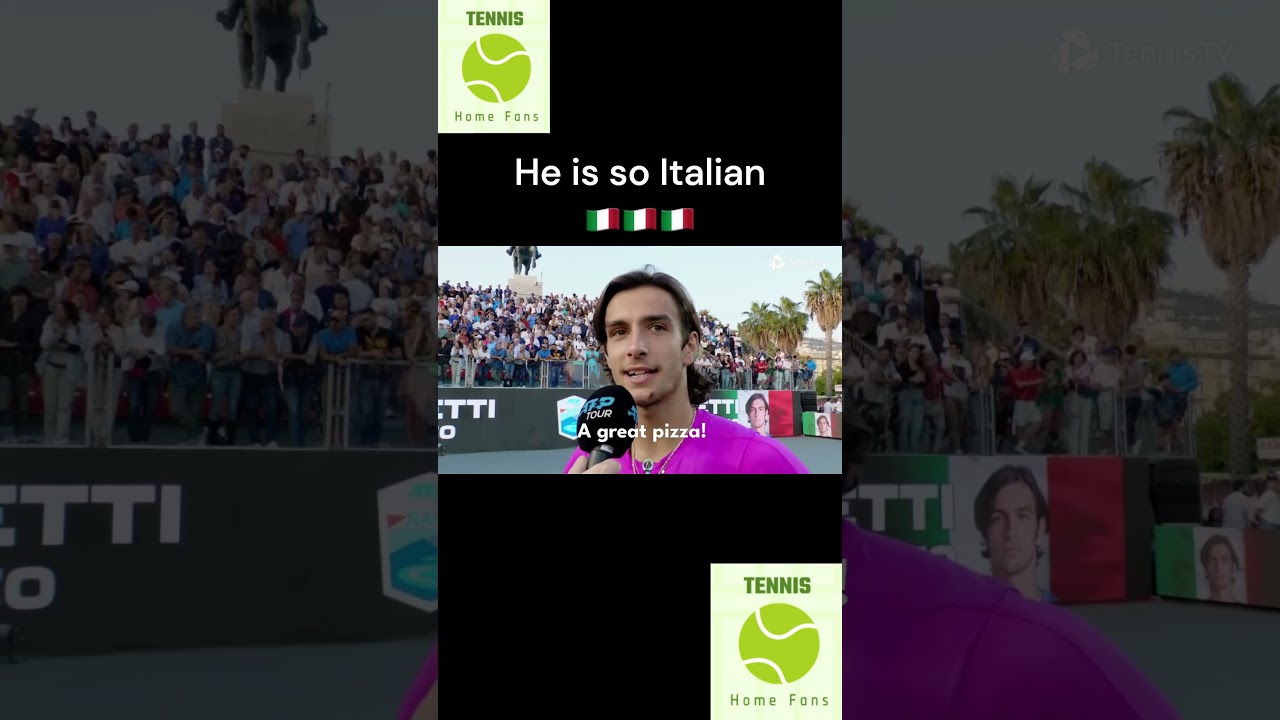 Italian food is the best!! - Funny tennis moments pt. 2