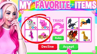 I ONLY Traded MY FAVORITE Items In Adopt Me... Roblox Adopt Me Trade Challenge