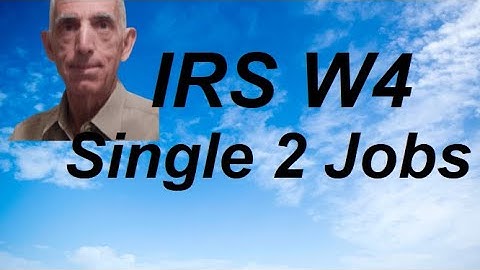 How to fill out IRS W4 2023 for Single with two jobs