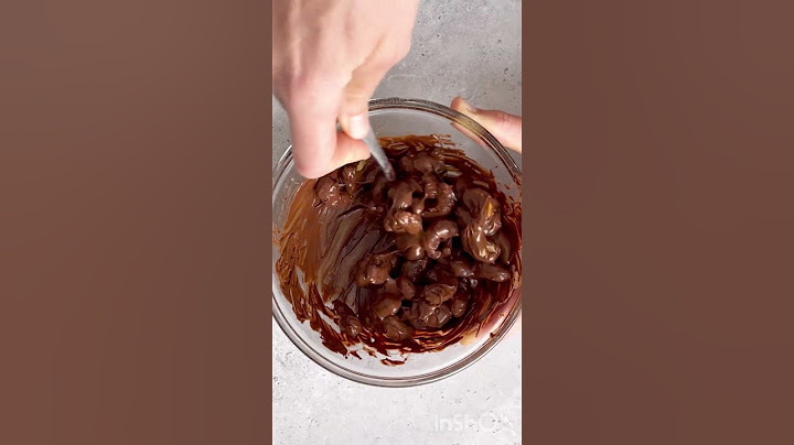 Easy Chocolate Covered Cashew Clusters