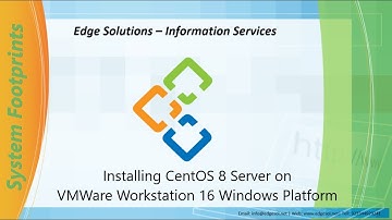 How to: Install CentOS 8 on VMWare Workstation 16