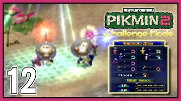 New Play Control! Pikmin 2 - Challenge Mode (Solo) | Concrete Maze