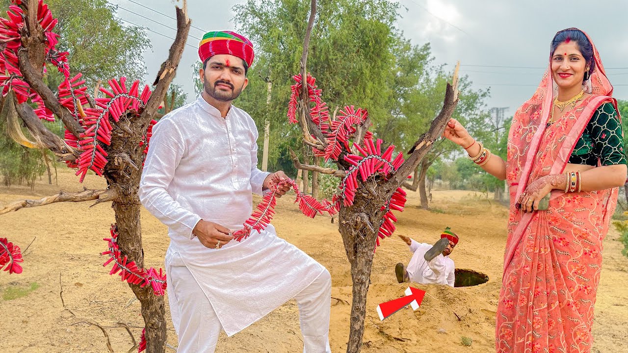 दिवाली के पटाखे से गड्ढे में कैसे गिरा ? @ShubhJourney   😱😃 Diwali 2023