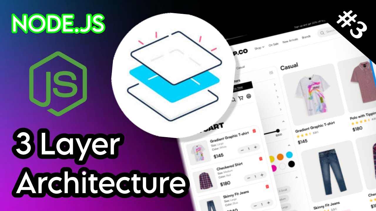 Node.js - 3 Layer Architecture + Folder Structure | MERN Stack | Part 3 ...
