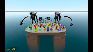 Spartan Kicking Brain roots in The water Ocean | Garry's Mod